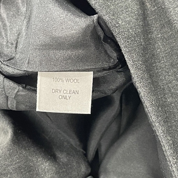 Morgane Le Fay Women’s Size Large Dark Grey 100% Wool Made in USA Pencil Skirt - Picture 8 of 12